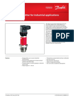 Pressure Transmitter For Industrial Applications: Data Sheet