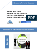 Instrumentos de Ordenamiento territorial en colombia .