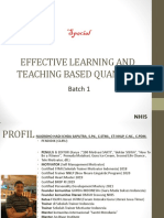 Effective Learning and Teaching Based Quantum