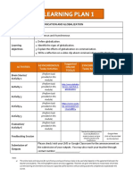 Learning Plan 1