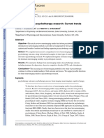 1 - Neuroimaging For Psychotherapy Research Current Trends