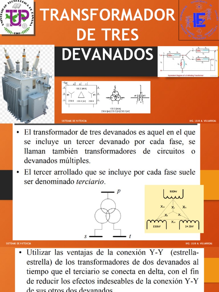 Transformador Tres Devanados | PDF | Transformador | Ingeniería Electrónica
