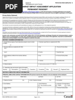 Labour Market Impact Assessment Application Permanent Resident