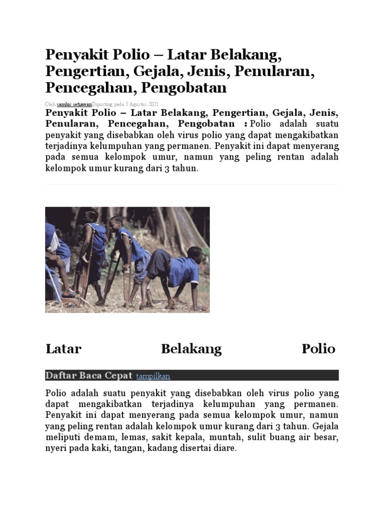 Penyakit Polio Pdf