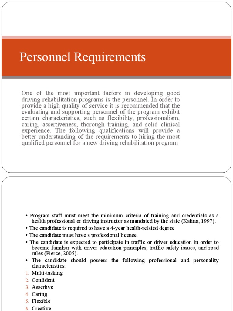 Personal Requirements PDF Cognition