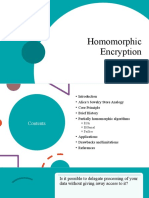 Homomorphic Encryption: Aarushi Gupta 1RV18EC001