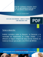 01.10.2021 Capacitación "Código Violeta" Violencia Sexual