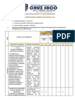 Planificacion Anual 2021 - Quinto