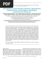 6G Wireless Communication Systems: Applications, Requirements, Technologies, Challenges, and Research Directions