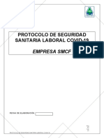 PROTOCOLO SEGURIDAD SANITRARIA COVID-19 EMPRESA SMCF