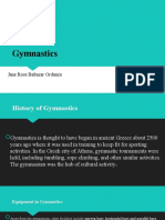 Gymnastics Gymnastics: Jane Rose Baltazar Ordanza