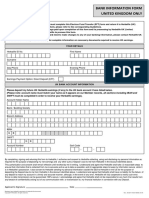 Bank Information Form United Kingdom Only: Herbalife ID No. First Name