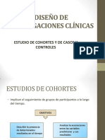 Estudio de cohortes y casos y controles en diseño de investigaciones clínicas