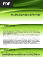 Philippine Islamic Architecture