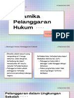 Dinamika Pelanggaran Hukum