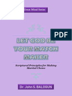 Let God Be Your Match Maker by Dr. John S. Balogun (Naijasermons - Com.ng)