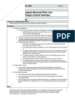 Bangkok Monorail Pink Line Design Control Interface: DCI-PL-BT-0002