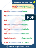 Informal Informal Words List PDF