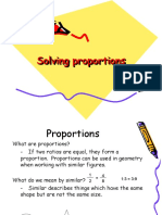 PPT Solving Proportions