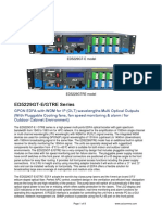 ED5229GT-E/GTRE Series: 1310nm Forward Optical Transmitter