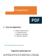 Presentación de Tipos de Diagnóstico, Instrumentos y Herramientas A Aplicar