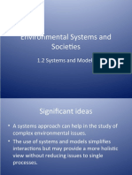 Understanding Environmental Systems Using Models