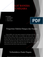 Hakikat Bangsa Dan Negara