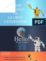 Digital Citizenship Vs Global Citizenship