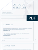 Costos de Materiales