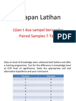 Latihan Paired Samples T-Test