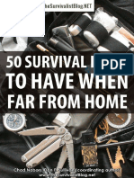 50 Items To Have When Far From Home
