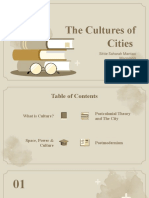 The Cultures of Cities: Sittie Saharah Mantao Magalang