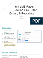 Intellum Lms Page HTML Action Link User Group Reporting