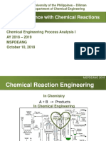 Material Balance With Chemical Reactions