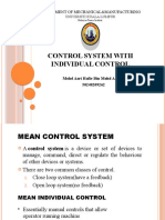 Control System With Individual Control
