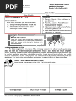 CRI 164: Professional Conduct and Ethical Standards Student 'S Activity Sheet #13