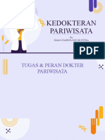 Kedokteran Pariwisata: by Imam Syahrul Fatoni Putra