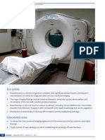 Key Points: Diagnostic Imaging in Adult Non-Cystic Fibrosis Bronchiectasis