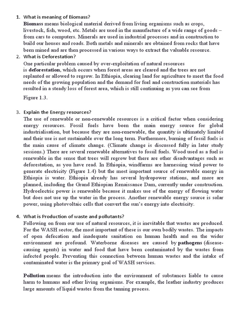 Biomass Means Biological Material Derived From Living Organisms Such As