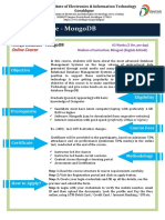 Nosql Database - Mongodb: Online Course