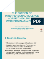 The Burden of Interpersonal Violence Against Healthcare Workers