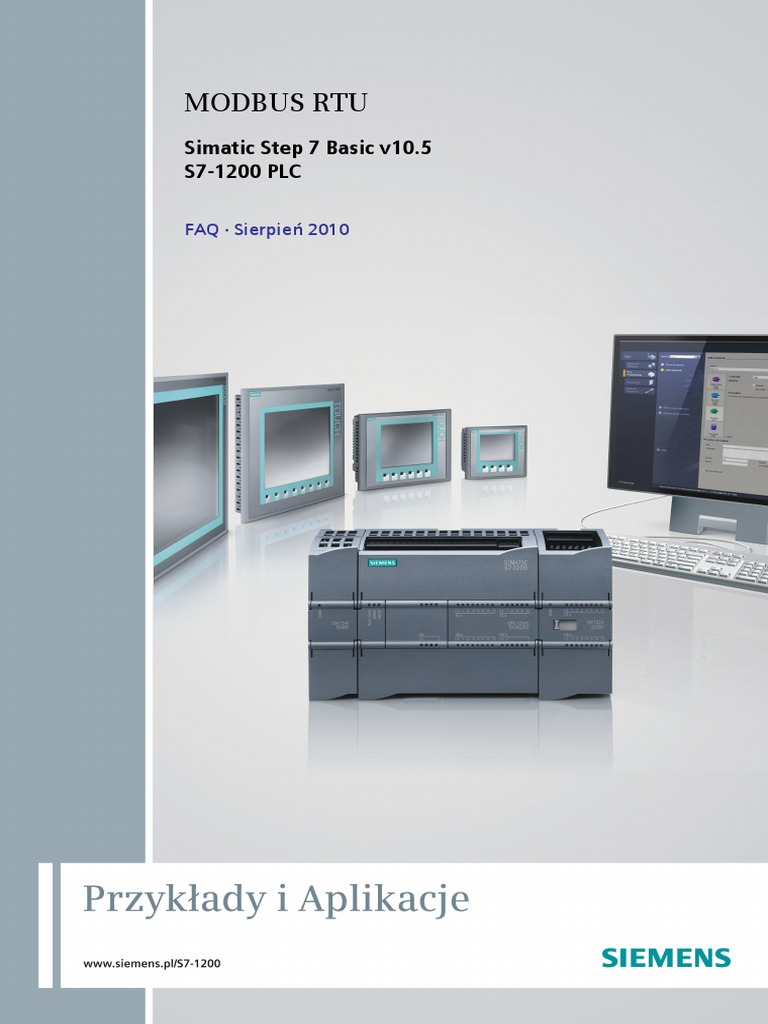 FAQ S7-1200 - Komunikacja Modbus RTU (Master I Slave) | PDF