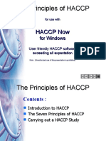 The Principles of HACCP
