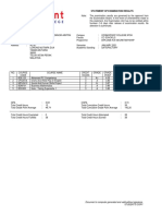 Statement of Examination Results: Document Is Computer Generated and Valid Without Signature