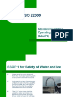 Haccp/ Iso 22000: Standard Sanitation Operating Procedures (Ssops)