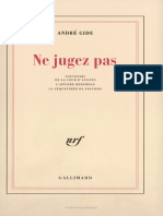 Ne Pas Jugez - Gide