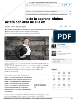 Los problemas de la soprano Ainhoa Arteta con otro de sus ex