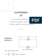 Rangkaian RC Integrator - Diferensiator