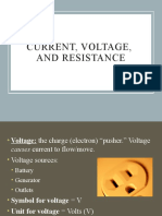 Current and Resistance