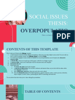 Social Issues Thesis - Overpopulation by Slidesgo